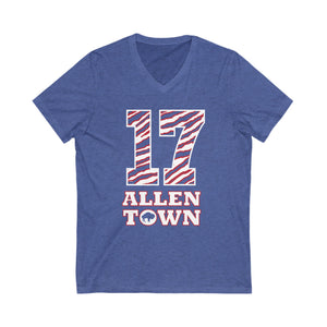 Allen Town 17 Zoo Football - V-Neck