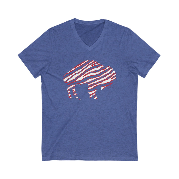 Buffalo Football Zoo Stripe - V-Neck