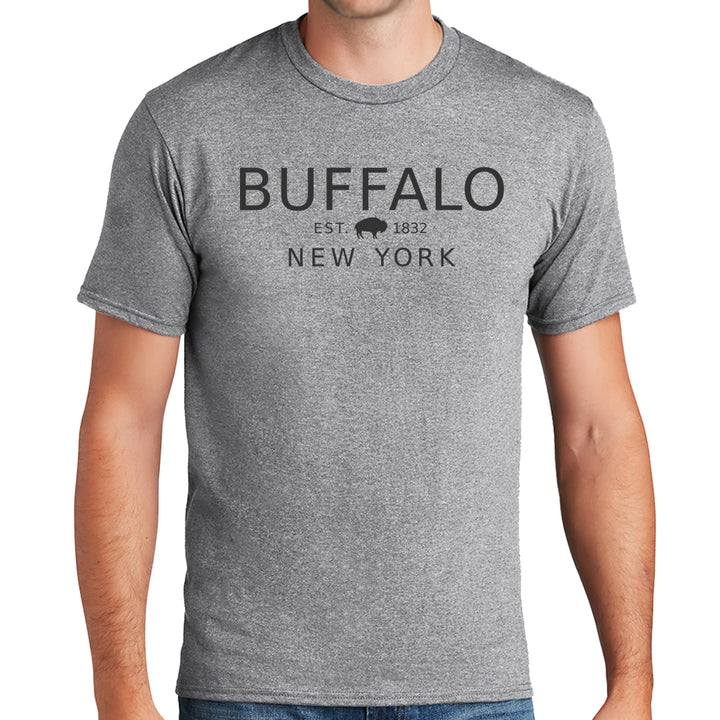 Buffalo, NY 1832 - Light Gray - T-shirt